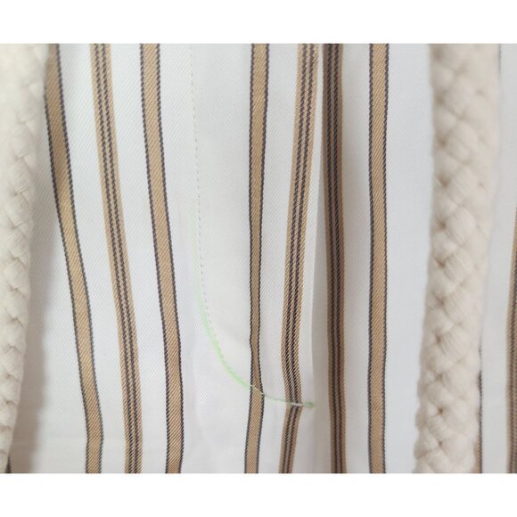 Massimo Dutti Women's Sz. 4 Stripe High Rise Trousers NWT - Picture 5 of 9